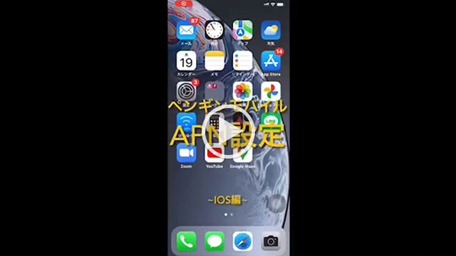 APN設定説明動画